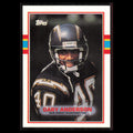 Gary Anderson #8 1989 Topps San Diego Chargers Football Card NFL NM