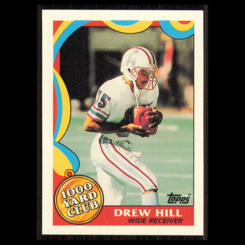 Drew Hill #11 1989 Topps 1000 Yard Club Houston Oilers Football Card NFL NM