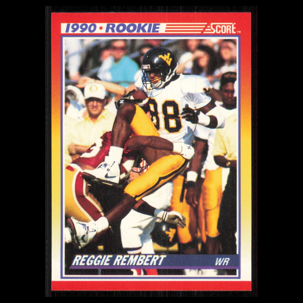 Reggie Rembert Rookie #297 1990 Score West Virginia Mountaineers Football Card