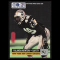 Falanda Newton #102 1991 Pro Set WLAF NY NJ Knights Football Card NFL NM