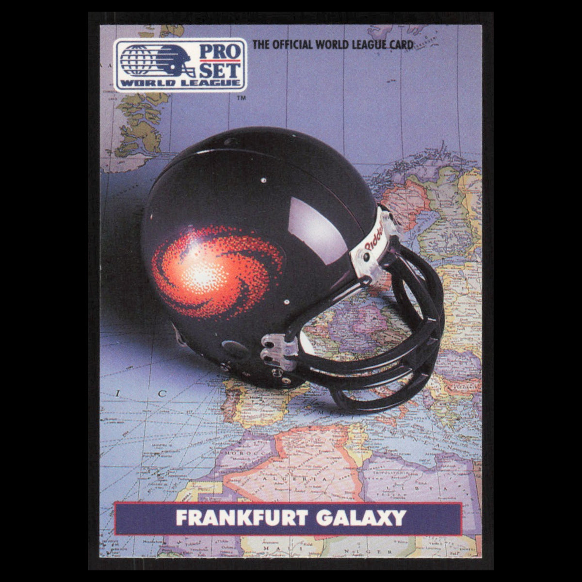 Team Card #12 1991 Pro Set WLAF Frankfurt Galaxy Football Card NFL NM