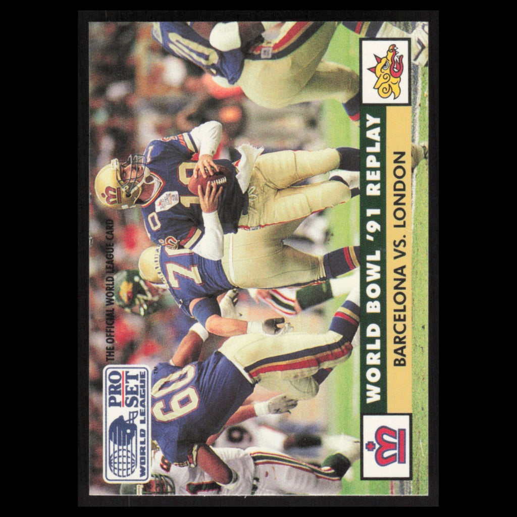 World League #2 1991 Pro Set WLAF Football Card NFL NM