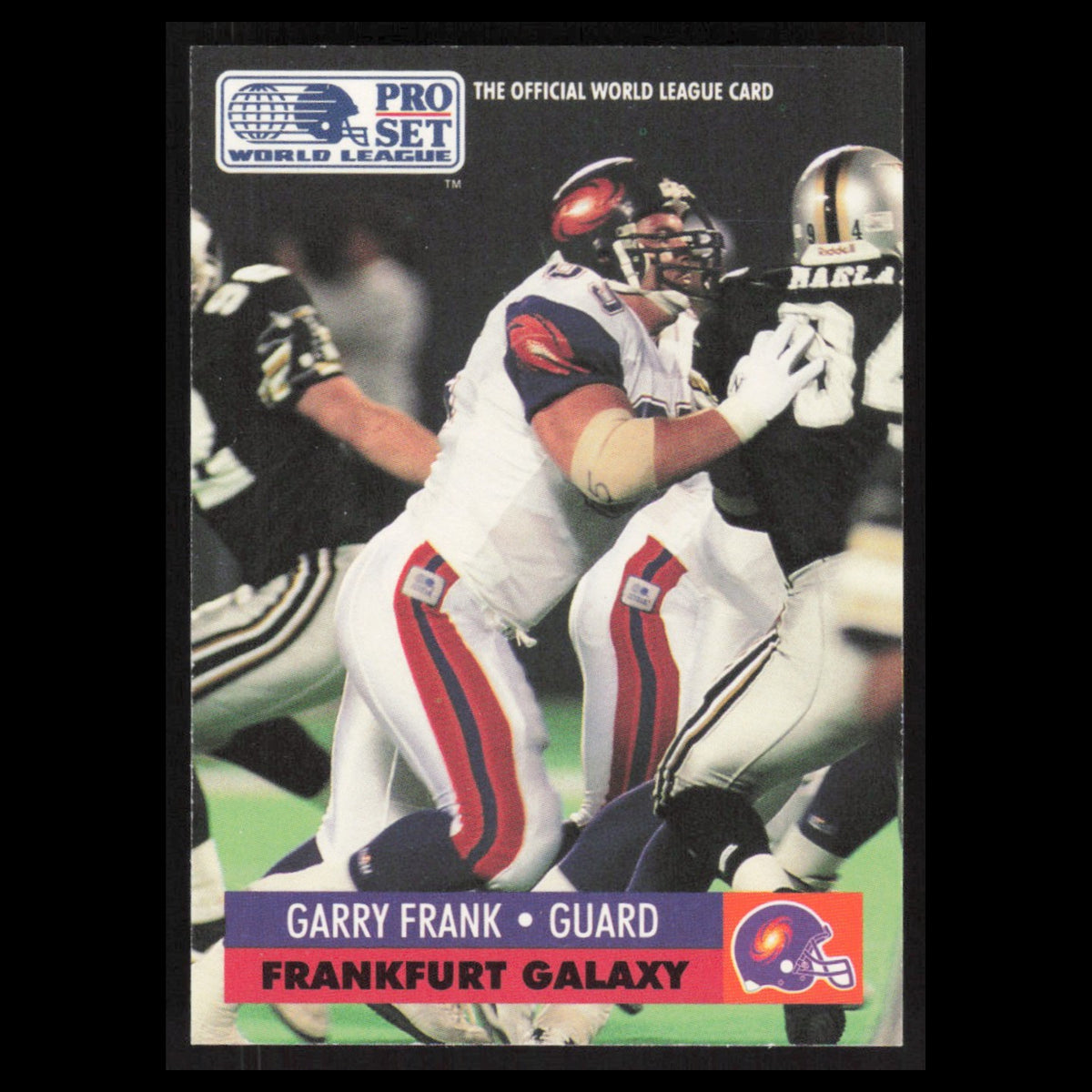 Garry Frank #60 1991 Pro Set WLAF Frankfurt Galaxy Football Card NFL NM