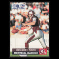 Chris Mohr #90 1991 Pro Set WLAF Montreal Machine Football Card NFL NM
