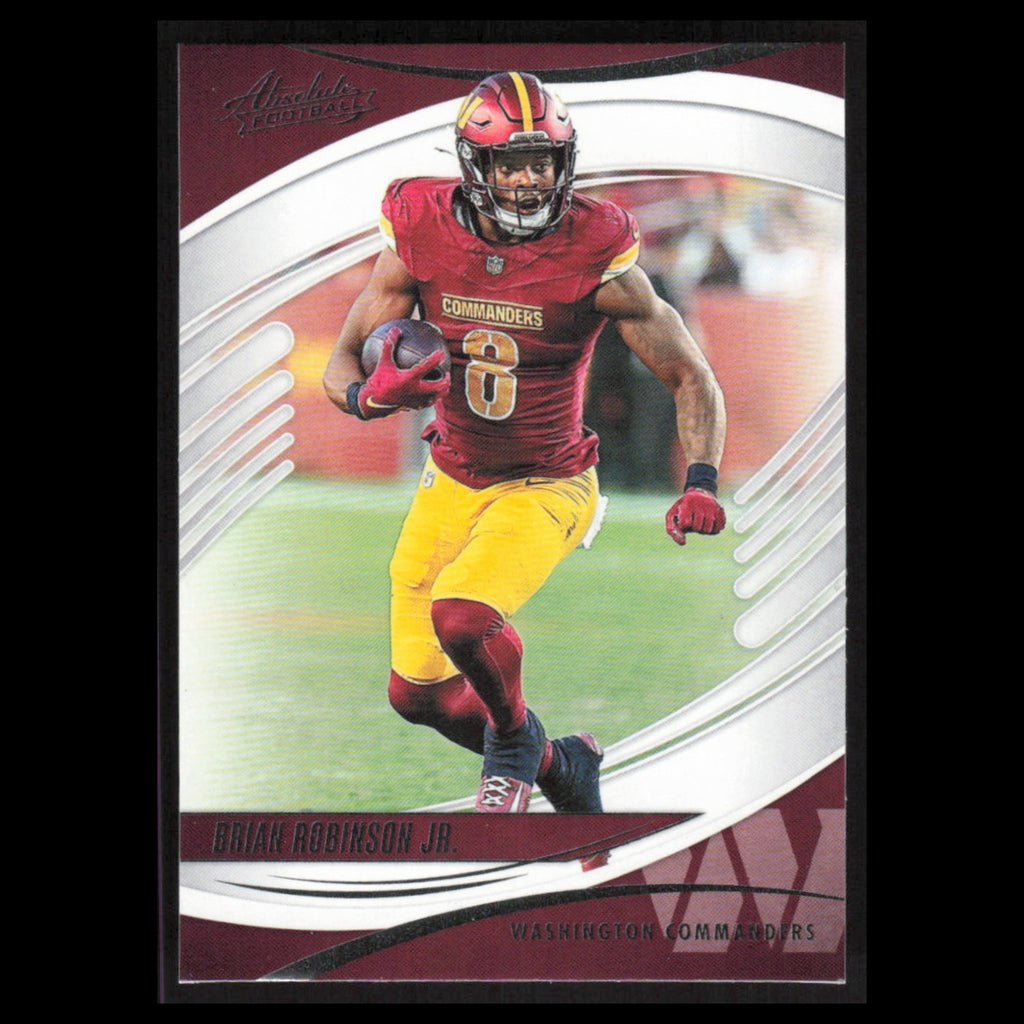 Brian Robinson Jr #23 2025 Panini Absolute Washington Commanders Football Card