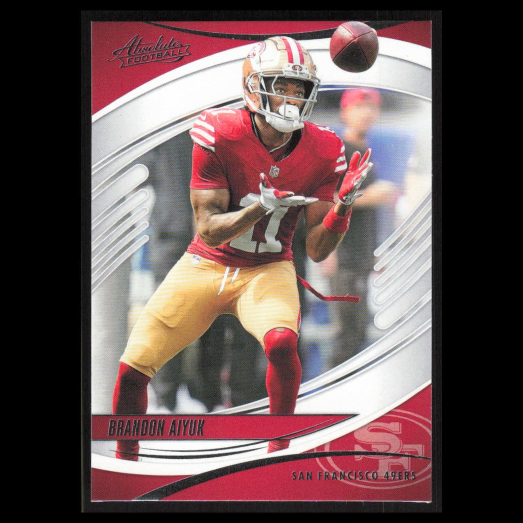 Brandon Aiyuk #88 2025 Panini Absolute San Francisco 49ers Football Card NFL NM