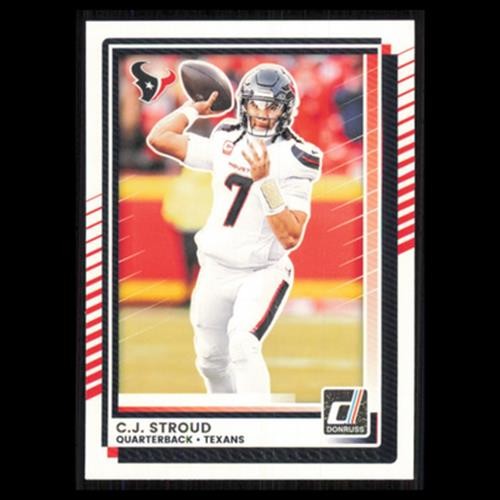 C.J. Stroud #237 2025 Donruss Houston Texans Football Card NFL NM