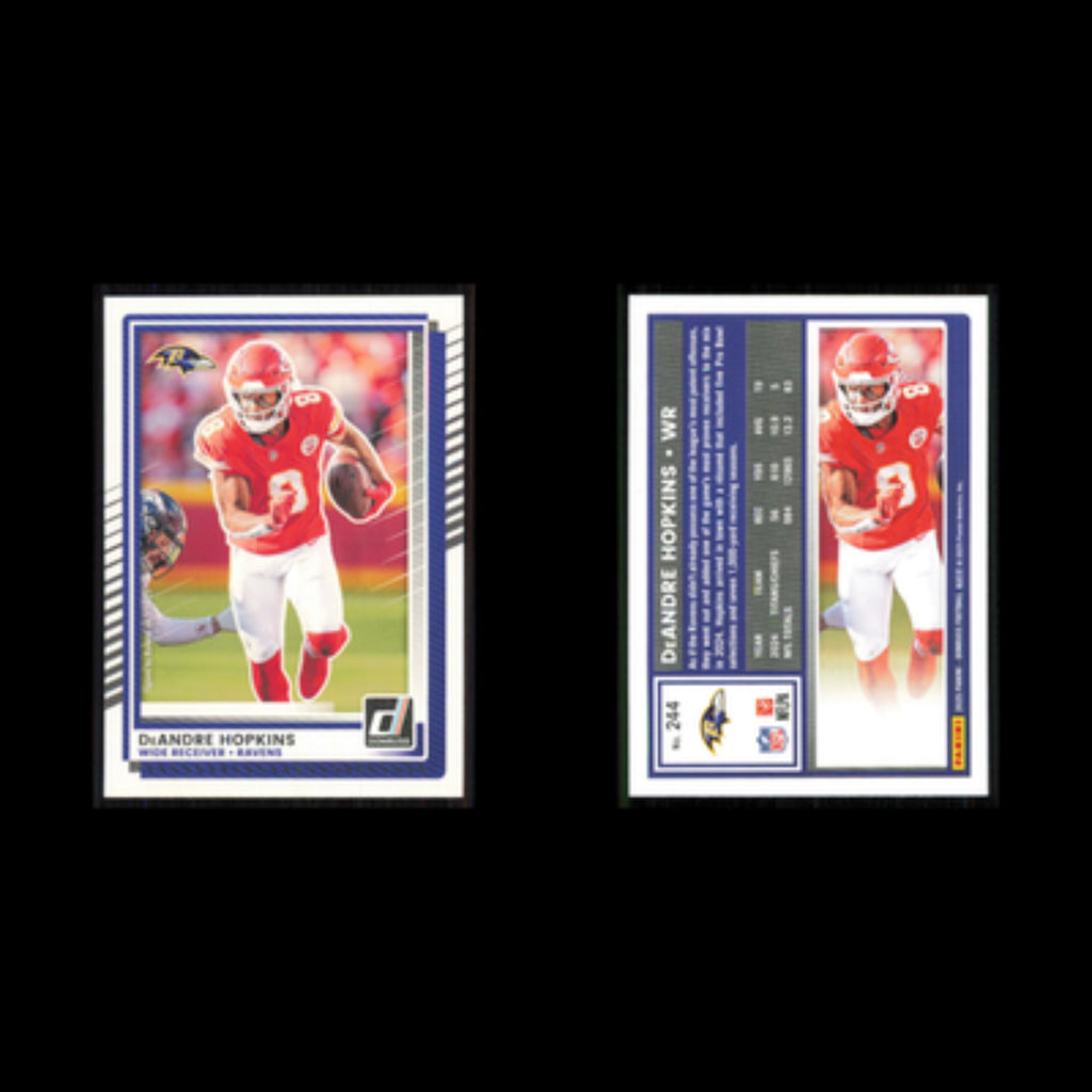 DeAndre Hopkins #244 2025 Donruss Baltimore Ravens Football Card NFL NM