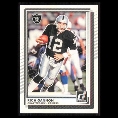 Rich Gannon #201 2025 Donruss Oakland Raiders Football Card NFL NM