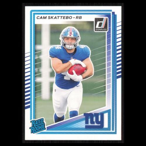 Cam Skattebo Rookie #302 2025 Donruss New York Giants Football Card NFL NM