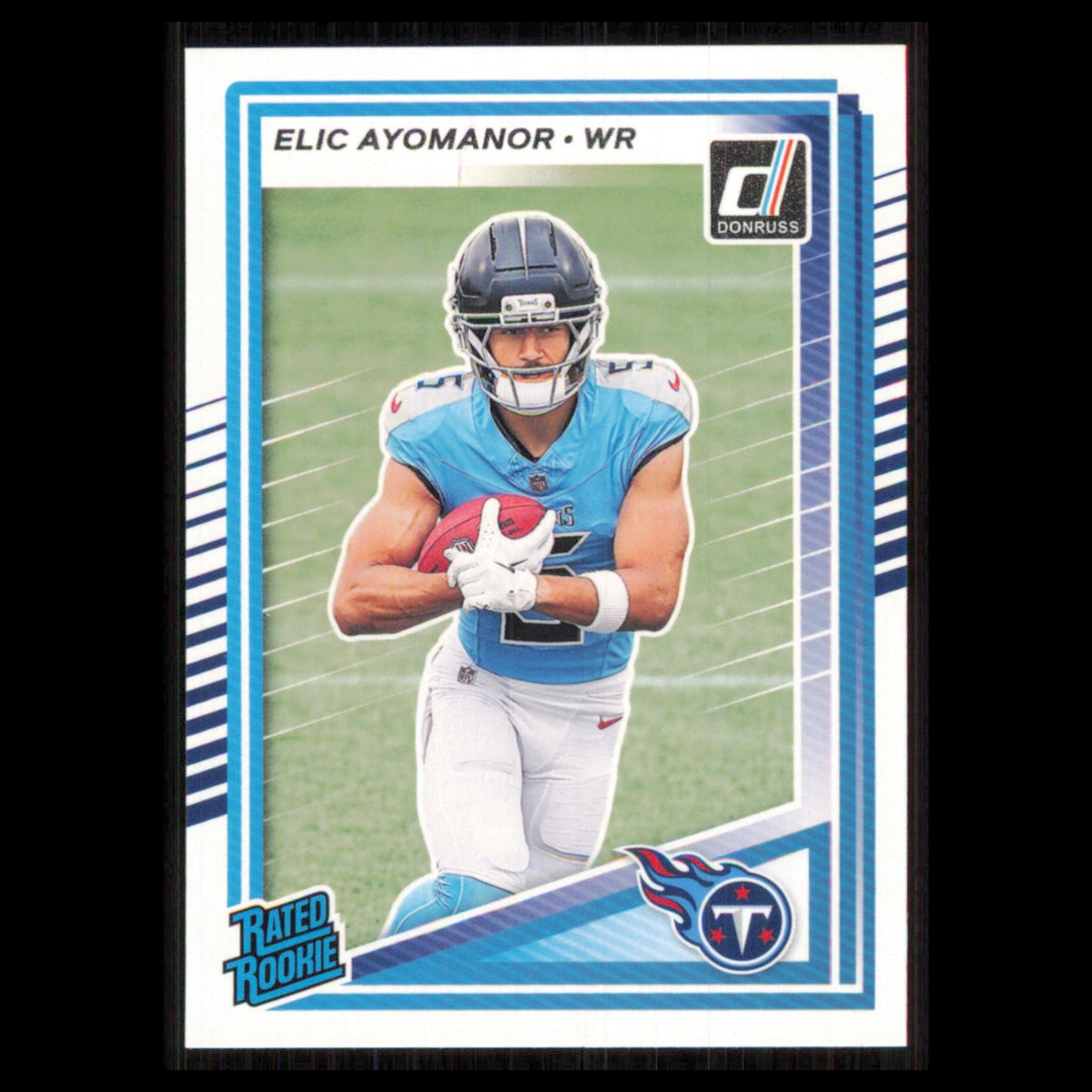 Elic Ayomanor Rookie #339 2025 Donruss Tennessee Titans Football Card NFL NM