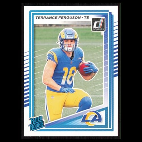 Terrance Ferguson Rookie #323 2025 Donruss Los Angeles Rams Football Card NFL NM