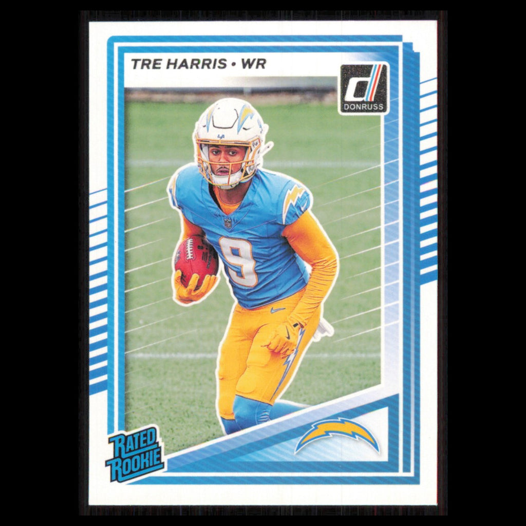 Tre Harris Rookie #329 2025 Donruss Los Angeles Chargers Football Card NFL NM