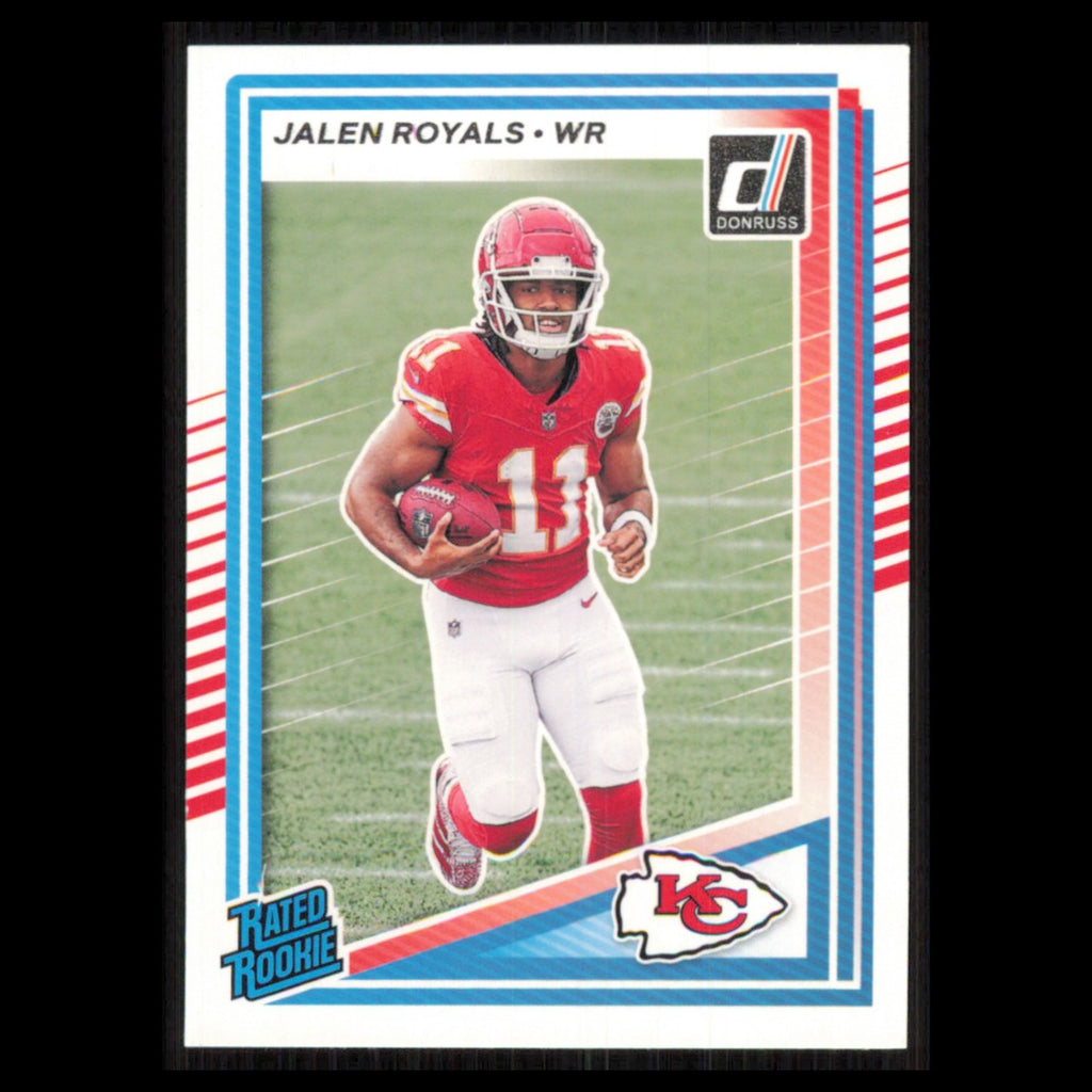 Jalen Royals Rookie #321 2025 Donruss Kansas City Chiefs Football Card NFL NM