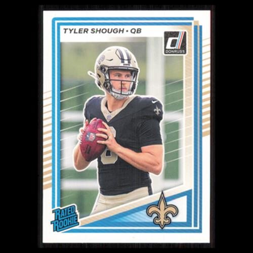 Tyler Shough Rookie #304 2025 Donruss New Orleans Saints Football Card NFL NM