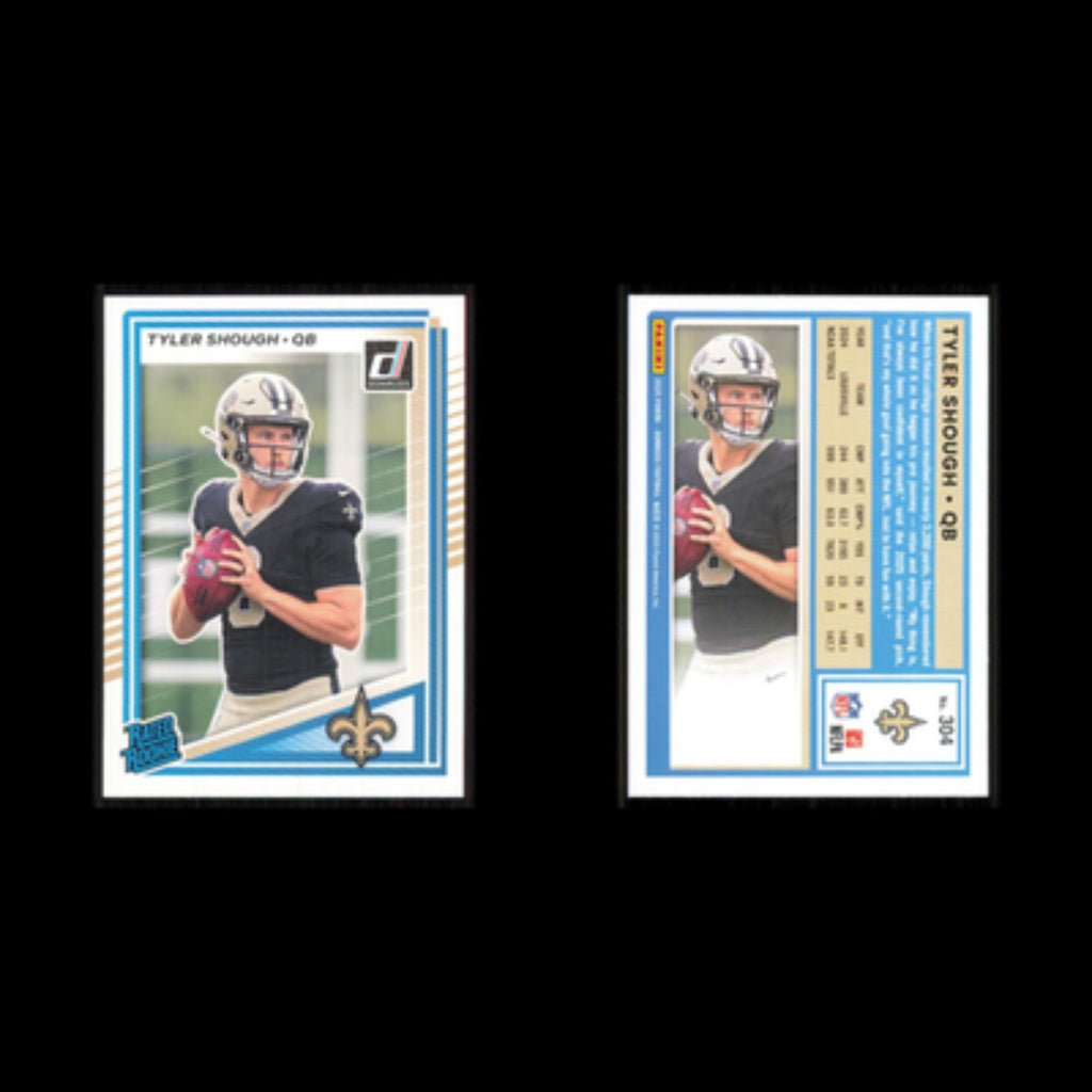 Tyler Shough Rookie #304 2025 Donruss New Orleans Saints Football Card NFL NM