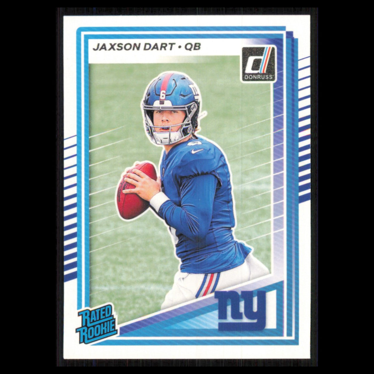 Jaxson Dart Rookie #400 2025 Donruss New York Giants Football Card NFL NM