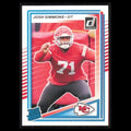 Josh Simmons Rookie #368 2025 Donruss Kansas City Chiefs Football Card NFL NM
