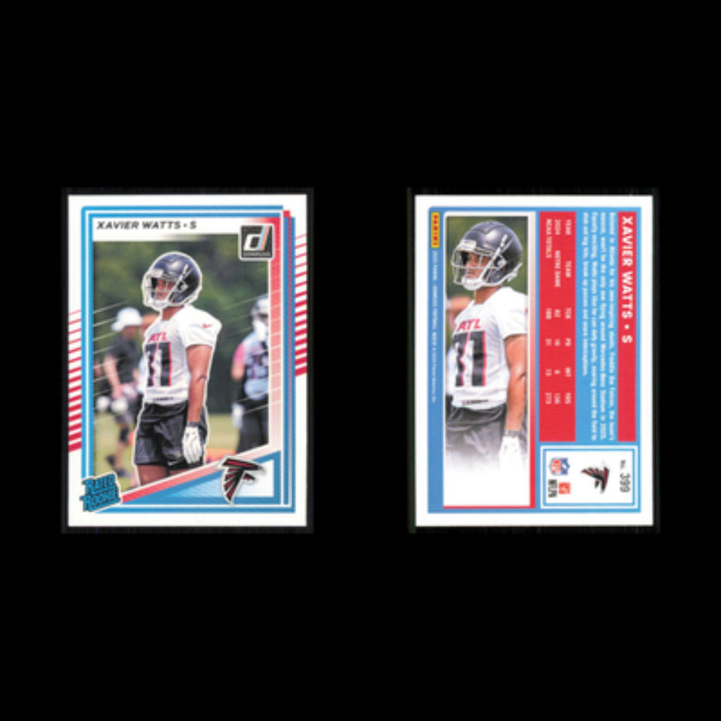 Xavier Watts Rookie #399 2025 Donruss Atlanta Falcons Football Card NFL NM