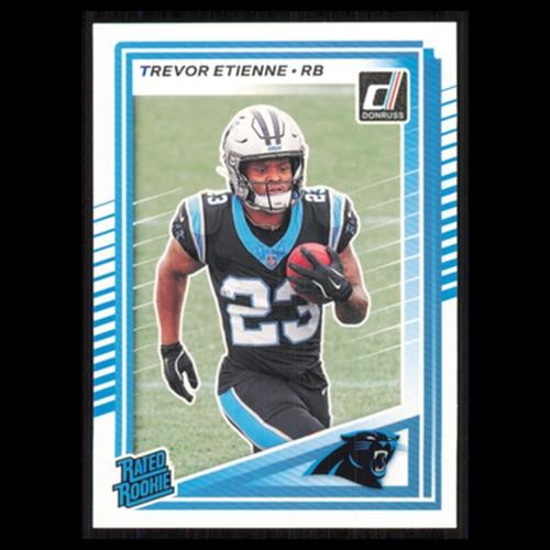 Trevor Etienne Rookie #326 2025 Donruss Carolina Panthers Football Card NFL NM