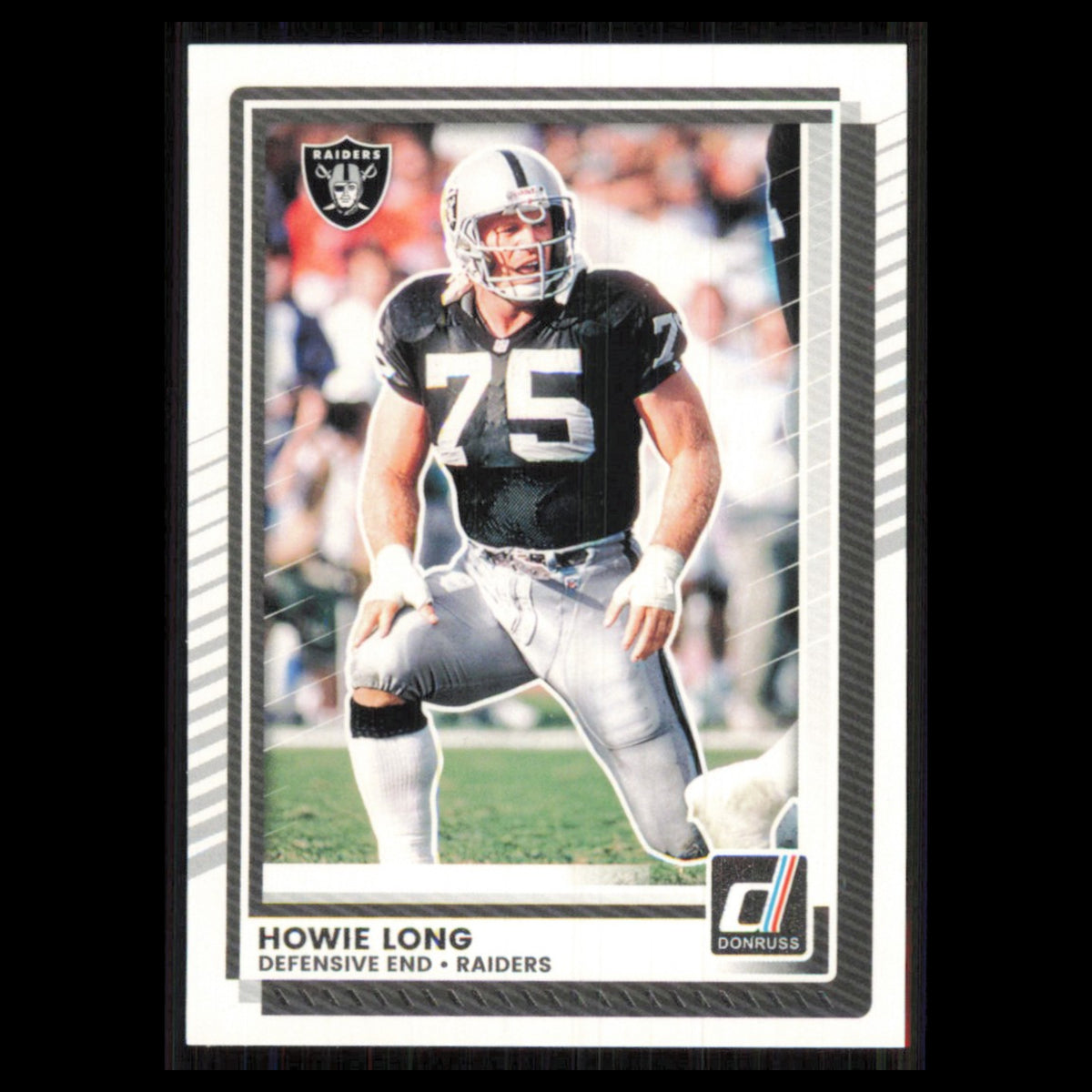 Howie Long #156 2025 Donruss Oakland Raiders Football Card NFL NM