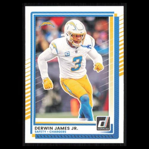 Derwin James Jr. #130 2025 Donruss Los Angeles Chargers Football Card NFL NM
