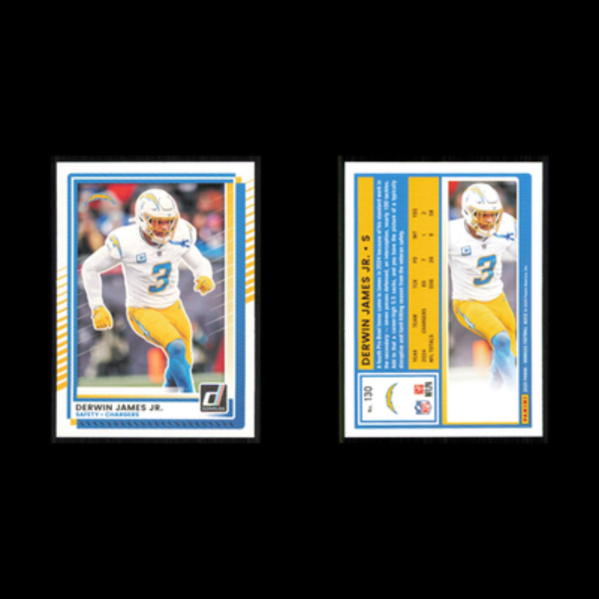 Derwin James Jr. #130 2025 Donruss Los Angeles Chargers Football Card NFL NM