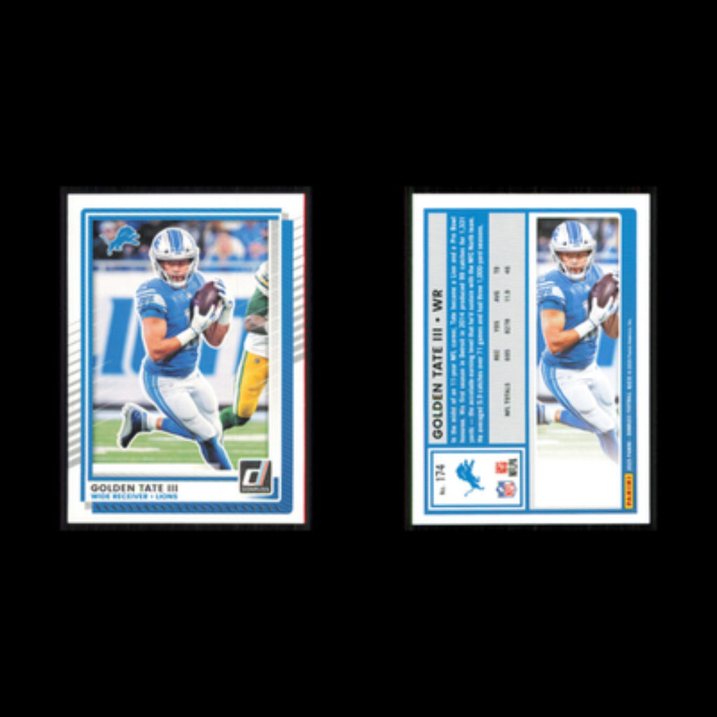 Golden Tate III #174 2025 Donruss Detroit Lions Football Card NFL NM