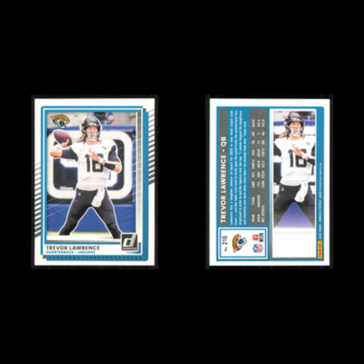 Trevor Lawrence #216 2025 Donruss Jacksonville Jaguars Football Card NFL NM