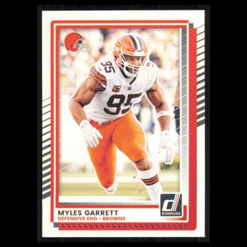 Myles Garrett #231 2025 Donruss Cleveland Browns Football Card NFL NM