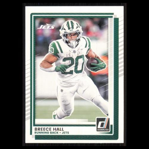 Breece Hall #292 2025 Donruss New York Jets Football Card NFL NM