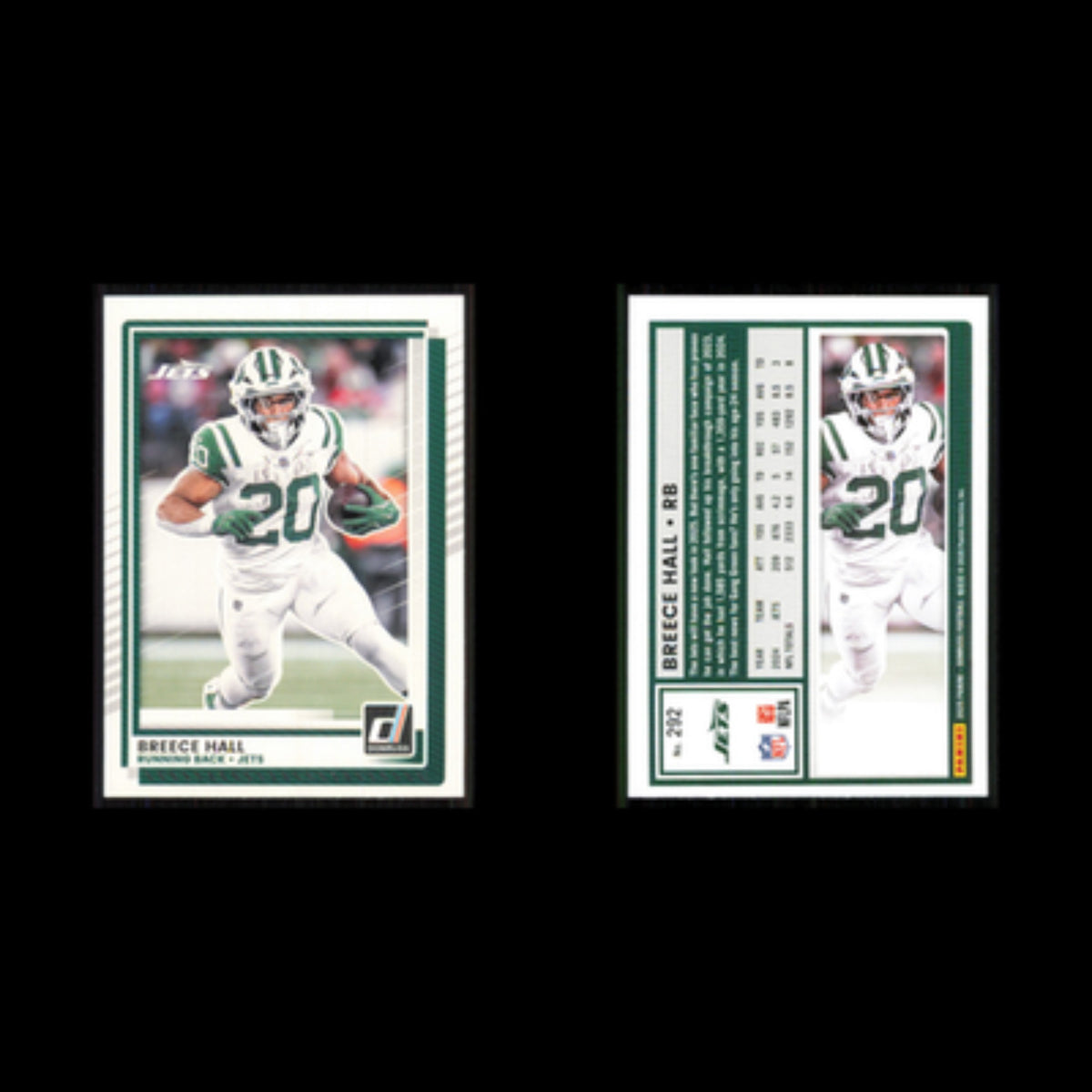 Breece Hall #292 2025 Donruss New York Jets Football Card NFL NM