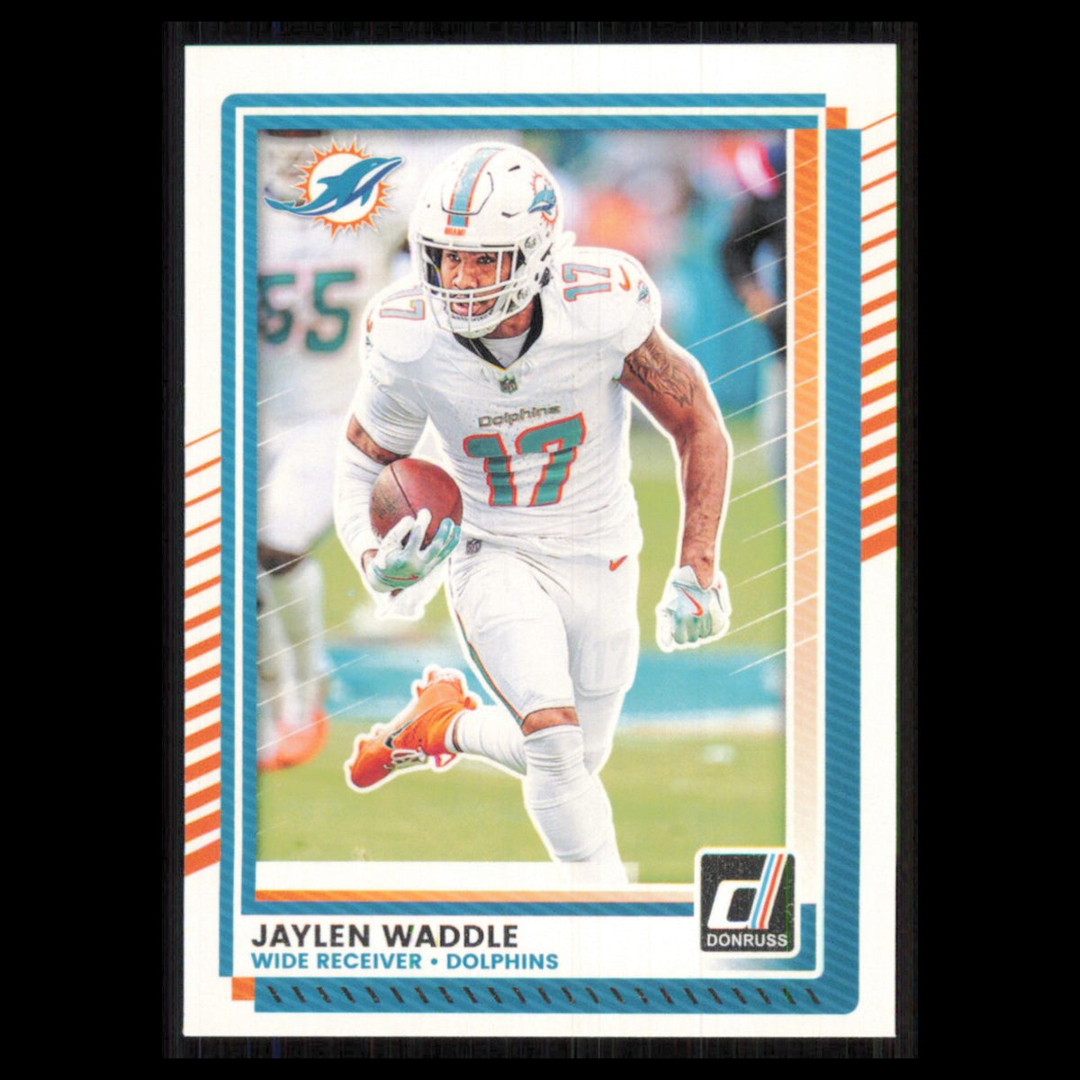 Jaylen Waddle #233 2025 Donruss Miami Dolphins Football Card NFL NM