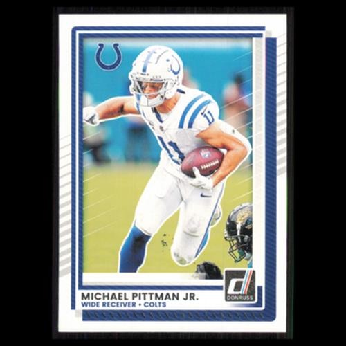 Michael Pittman Jr. #185 2025 Donruss Indianapolis Colts Football Card NFL NM