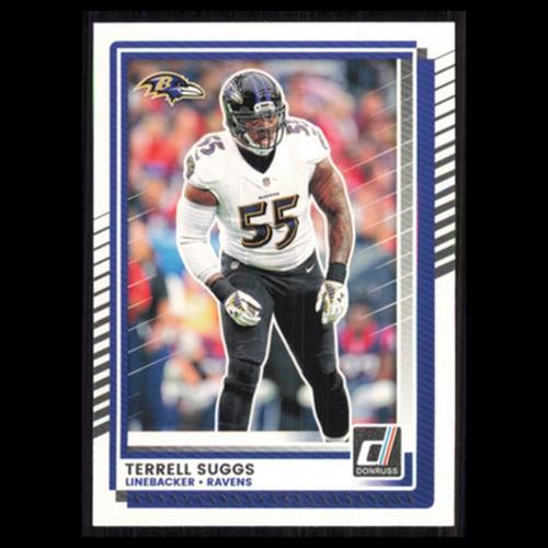 Terrell Suggs #127 2025 Donruss Baltimore Ravens Football Card NFL NM