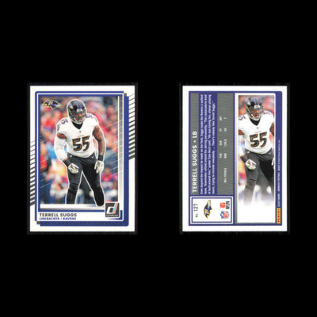 Terrell Suggs #127 2025 Donruss Baltimore Ravens Football Card NFL NM