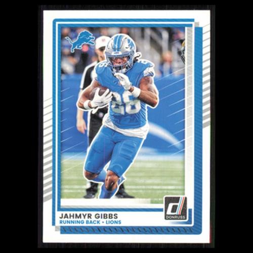 Jahmyr Gibbs #101 2025 Donruss Detroit Lions Football Card NFL NM