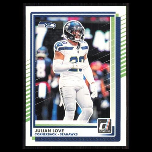 Julian Love #197 2025 Donruss Seattle Seahawks Football Card NFL NM