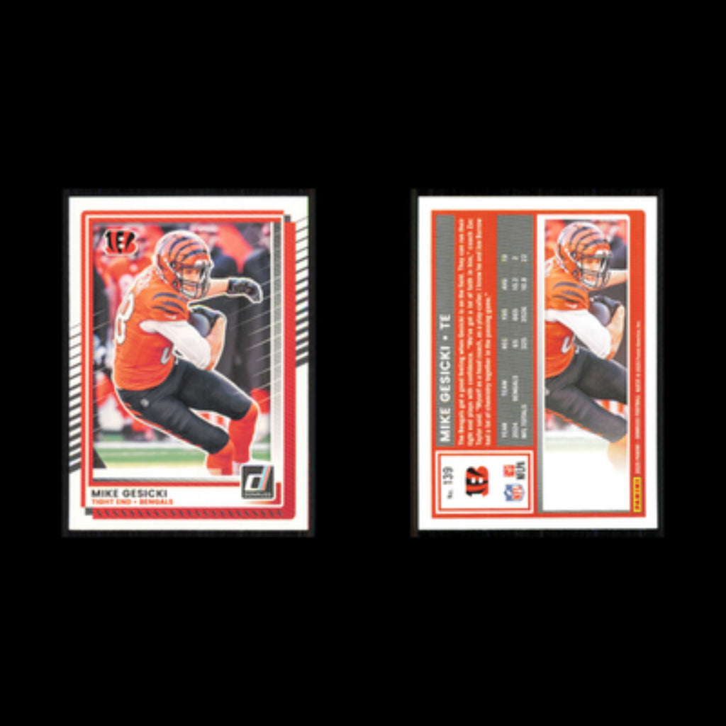 Mike Gesicki #139 2025 Donruss Cincinnati Bengals Football Card NFL NM