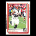Zack Moss #123 2025 Donruss Cincinnati Bengals Football Card NFL NM
