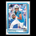 Bryce Young #196 2025 Donruss Carolina Panthers Football Card NFL NM