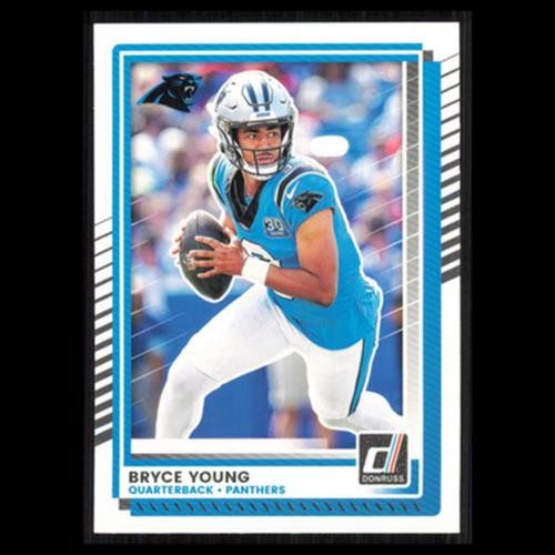 Bryce Young #196 2025 Donruss Carolina Panthers Football Card NFL NM
