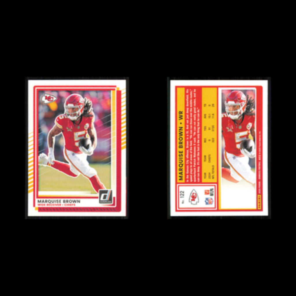 Marquise Brown #122 2025 Donruss Kansas City Chiefs Football Card NFL NM