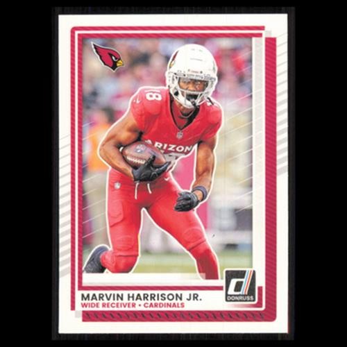 Marvin Harrison Jr. #286 2025 Donruss Arizona Cardinals Football Card NFL NM