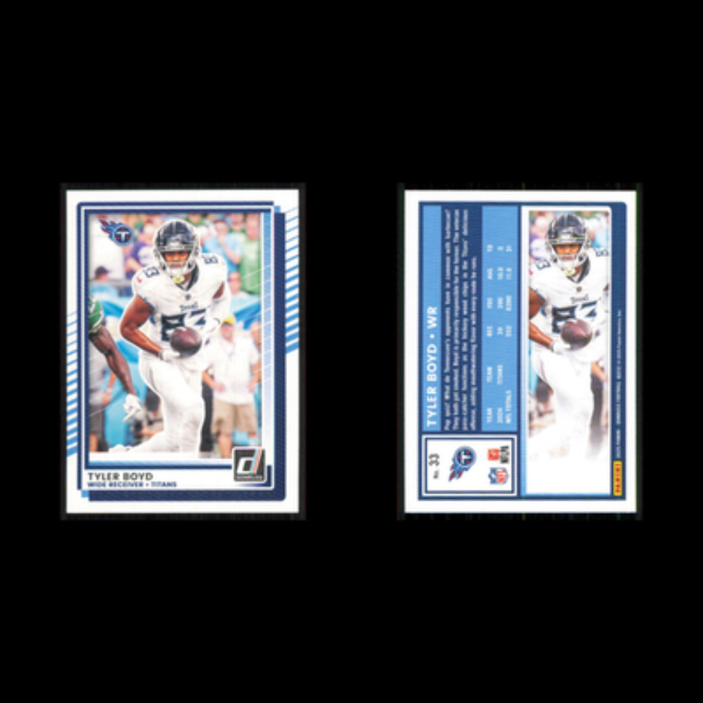 Tyler Boyd #33 2025 Donruss Tennessee Titans Football Card NFL NM