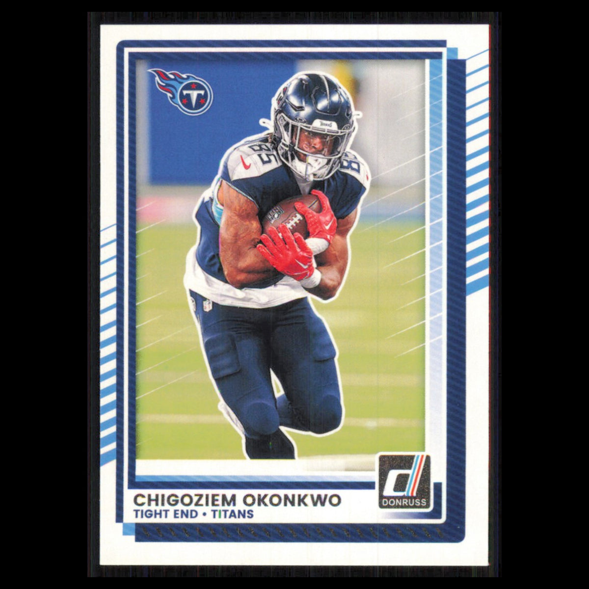 Chigoziem Okonkwo #19 2025 Donruss Tennessee Titans Football Card NFL NM