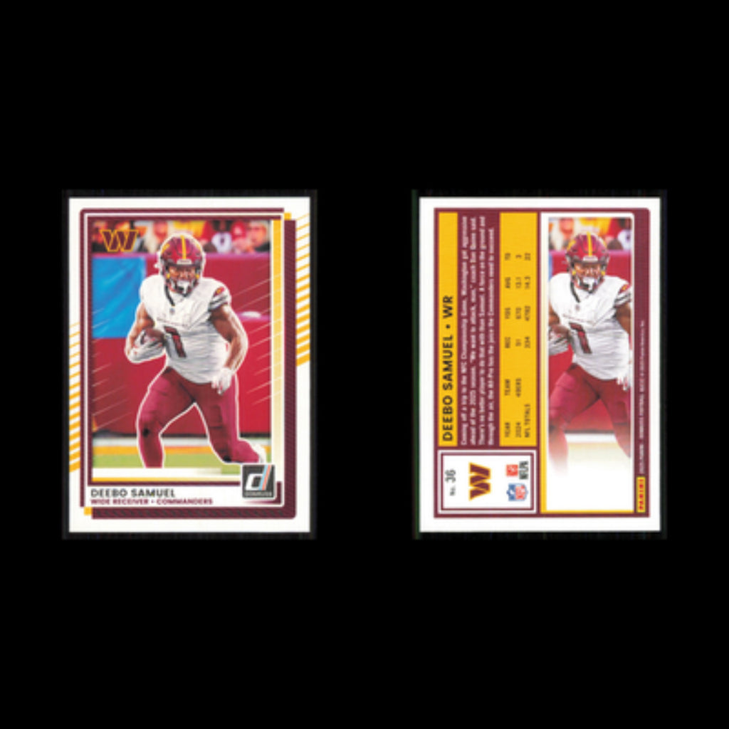 Deebo Samuel #36 2025 Donruss Washington Commanders Football Card NFL NM