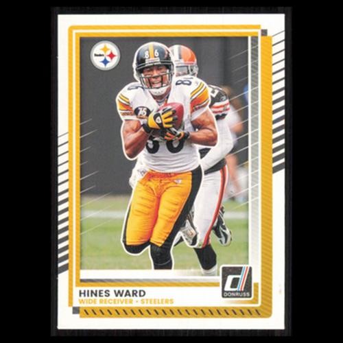 Hines Ward #12 2025 Donruss Pittsburgh Steelers Football Card NFL NM
