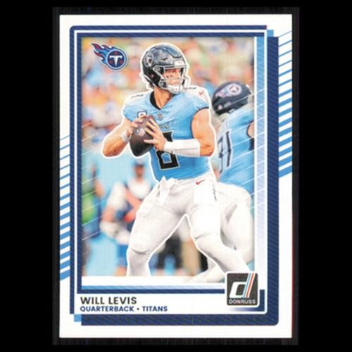 Will Levis #80 2025 Donruss Tennessee Titans Football Card NFL NM