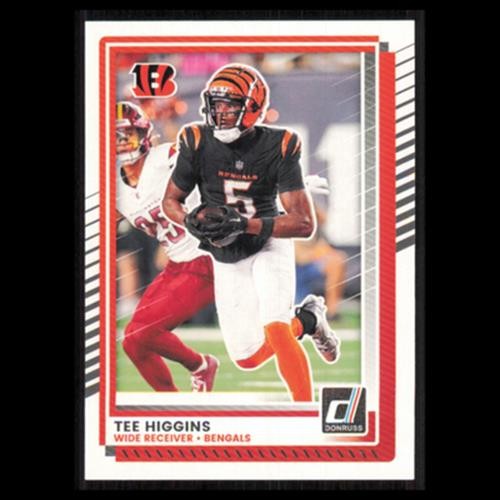 Tee Higgins #15 2025 Donruss Cincinnati Bengals Football Card NFL NM